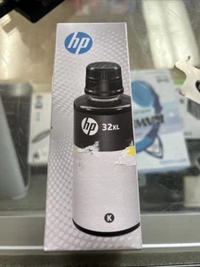 VERSIEGELT NEU HP 32XL schwarze Tintenflasche Ablaufdatum 3/2026 Original-Zubehör-Hersteller - Bild 1 von 5