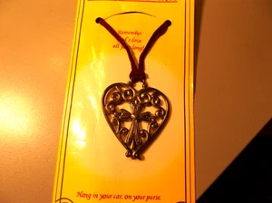 Forever Faith ausgefallene Kreuz Herz Anhänger Mode Halskette Neu im Paket (3598) - Bild 1 von 11