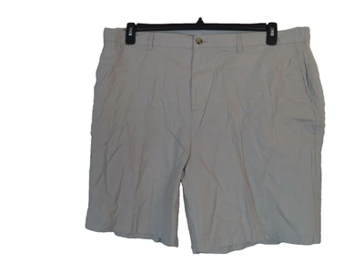 Pantalones cortos de vestir Stone Covington de frente plano para hombre. Talla 44. 100% algodón. entrepierna 8 pulgadas Foto 1 de 4