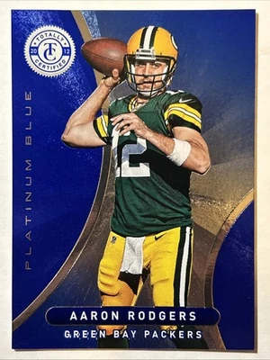 2012 Panini Totally Certified Platinum Blue, Aaron Rodgers #ed 79/199, #40 - Image 1 of 2