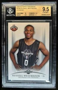 2008-09 Topps Hardwood Russell Westbrook Variation RC #/2009 Thunder BGS 9.5 - Picture 1 of 2