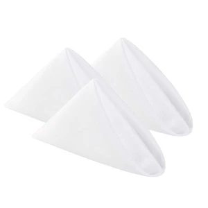 Cloth Napkins 17x17 inch Washable Polyester Dinner Napkins Soft Table Napkins... - Picture 1 of 7