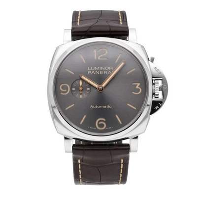 Reloj automático para hombre Panerai Luminor Due esfera gris 45 mm PAM00739 Foto 1 de 4