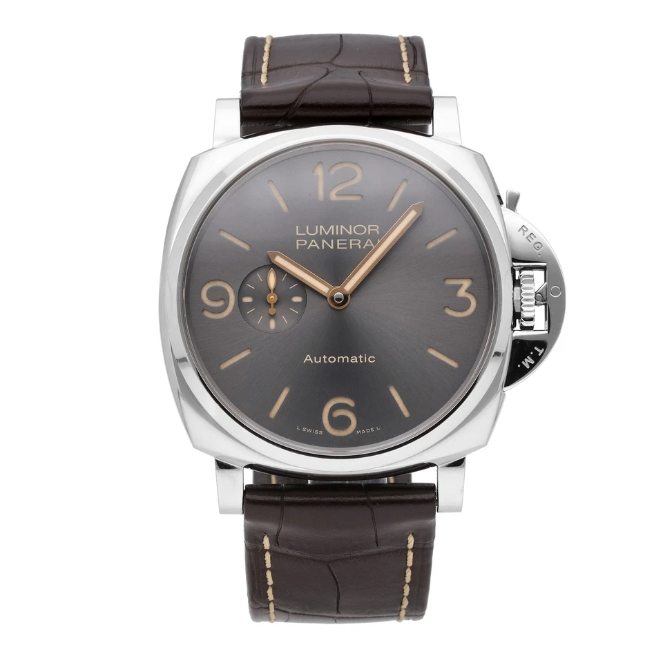 Reloj automático para hombre Panerai Luminor Due esfera gris 45 mm PAM00739 Foto 1 de 1