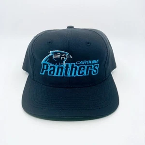 Vintage Carolina Panthers Snapback Mütze schwarz The Game grün unter Krempe - Bild 1 von 9