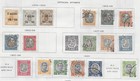 17 Iceland Official Stamps from Quality Old Antique Album 1876-1920