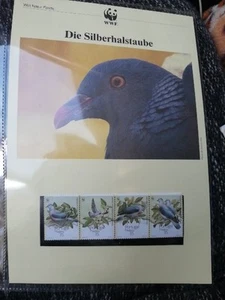 Portugal Madeira 1991: WWF: Silberhalstaube **/MNH, Mi.-Nr. 143-46  - Bild 1 von 1