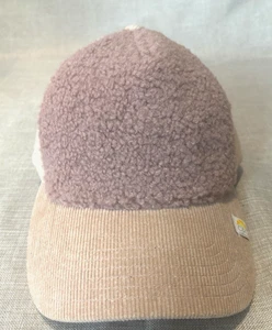 C & C California rosa Cord Fleece Mütze verstellbar Kappe gebraucht kuscheliger Stil - Bild 1 von 12
