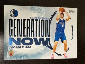 Cooper Flagg 2025 Topps #GN-1 Generation Now Rookie - Mavericks - Picture 1 of 2