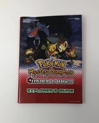Pokemon Mystery Dungeon Explorers Of Darkness Mini Guía Nintendo DS Foto 1 de 4