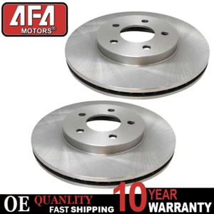 Pair Front Slotted Disc Brake Rotors For 2005-2006 2008-2011 Mazda Tribute - Bild 1 von 7