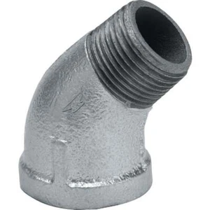 (3)-Anvil 3/8 In. 45 Deg. Street Galvanized Elbow (1/8 Bend). 8700128450 - Picture 1 of 1