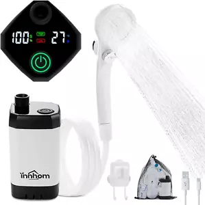 Portable Camping Shower Outdoor Rechargeable Electric Shower Pump for Camping - Picture 1 of 11