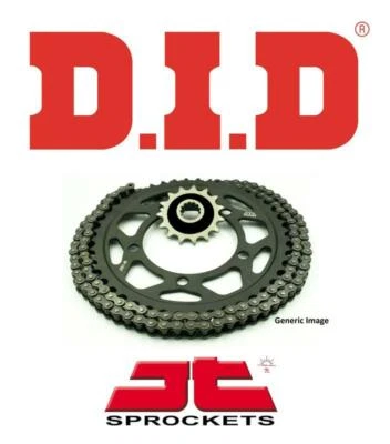 KTM 600 LC4 MX 1989 DID VX3 Steel X-Ring Chain & JT Cushioned Sprocket Kit - Image 1 of 4