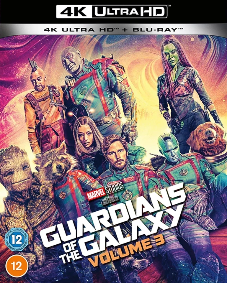 GUARDIANS OF THE GALAXY VOLUME 3 New 4k Ultra HD Region Free VOL Slipcase+Track - Image 1 of 1