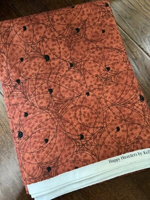 Red Rooster Fabrics Happy Haunters Kelly Mueller  3 1/3 Yards- Halloween Spider - Image 1 of 2