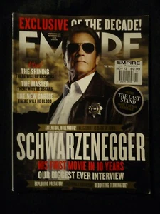 Revista EMPIRE 2012 Nov Arnold Schwarzenegger Entrevista más grande Shining Carrie - Imagen 1 de 2