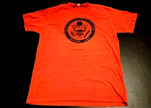 Vintage 1980s 1990s Era Embassy Of United States Moscow, USSR Russia Red T-Shirt - Picture 1 of 2