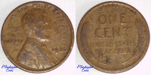 1926 Lincoln Wheat Cent - Improper Alloy Mix Wood Grain Woody - Rare Error Coin - Picture 1 of 4