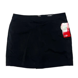 NEW PGA Tour Womens Golf Skort Black UPF 50 Stretch Wicking Fabric Mini Sz 8 - Picture 1 of 7