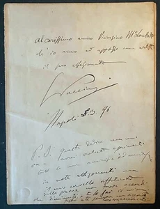Frammento autografo di Giacomo Puccini - Picture 1 of 1