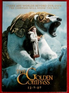 THE GOLDEN COMPASS - Promo Card - GC-LS - Lyra and Iorek Byrnison