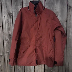 Giacca da sci antipioggia vintage Marmot Mountain Works M GORE-TEX - retrò zip bruciata senza cappuccio - Foto 1 di 5