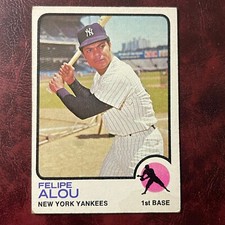 1973 Topps Set FELIPE ALOU are high #650 NEW YORK YANKEES - VG-EX