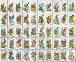 SCOTT 1953- 2002 STATE BIRDS & FLOWERS  20 CENT M NH FULL SHEET OF 50 - Picture 1 of 1