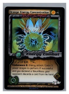 1x DBZ CCG NARANJA CONCENTRACIÓN DE ENERGÍA 71 HOLO FOIL CELL JUEGOS SAGA DRAGON BALL - Imagen 1 de 1