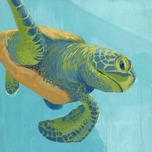 Electric Slide by Dora Knuteson, Art Print Poster 14" x 11"    1181 - Picture 1 of 1