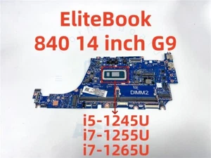 Laptop Motherboard for HP EliteBook 840 14 inch G9 WITH I5-1245U 6050A3299901 - Picture 1 of 5
