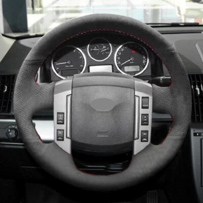 New Suede Steering Wheel Leather Cover For Land Rover Freelander 2 LR2 2007-2012 - image 1 of 4
