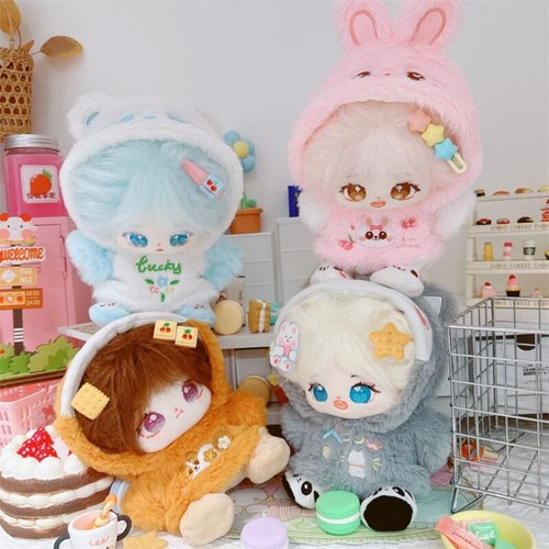 VETEMENTS Mini cappotto peluche cartone animato multistile animale salopette 20 cm cotone bambole di peluche