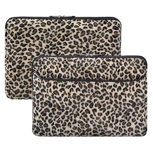 VanGoddy Leopard Neopren Laptop Hülle Tasche Reißverschluss Tasche für 13,3" Dell Pro 13 Plus - Bild 1 von 6