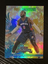 2013-14 Panini Crusade Crusade Teal /249 Andre Drummond #246 Pistons