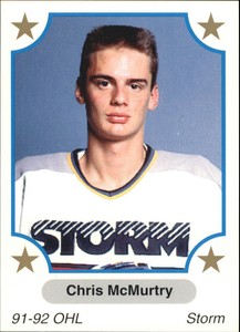 1991-92 7th Inning Sketch OHL #340 Chris McMurtry - NM-MT