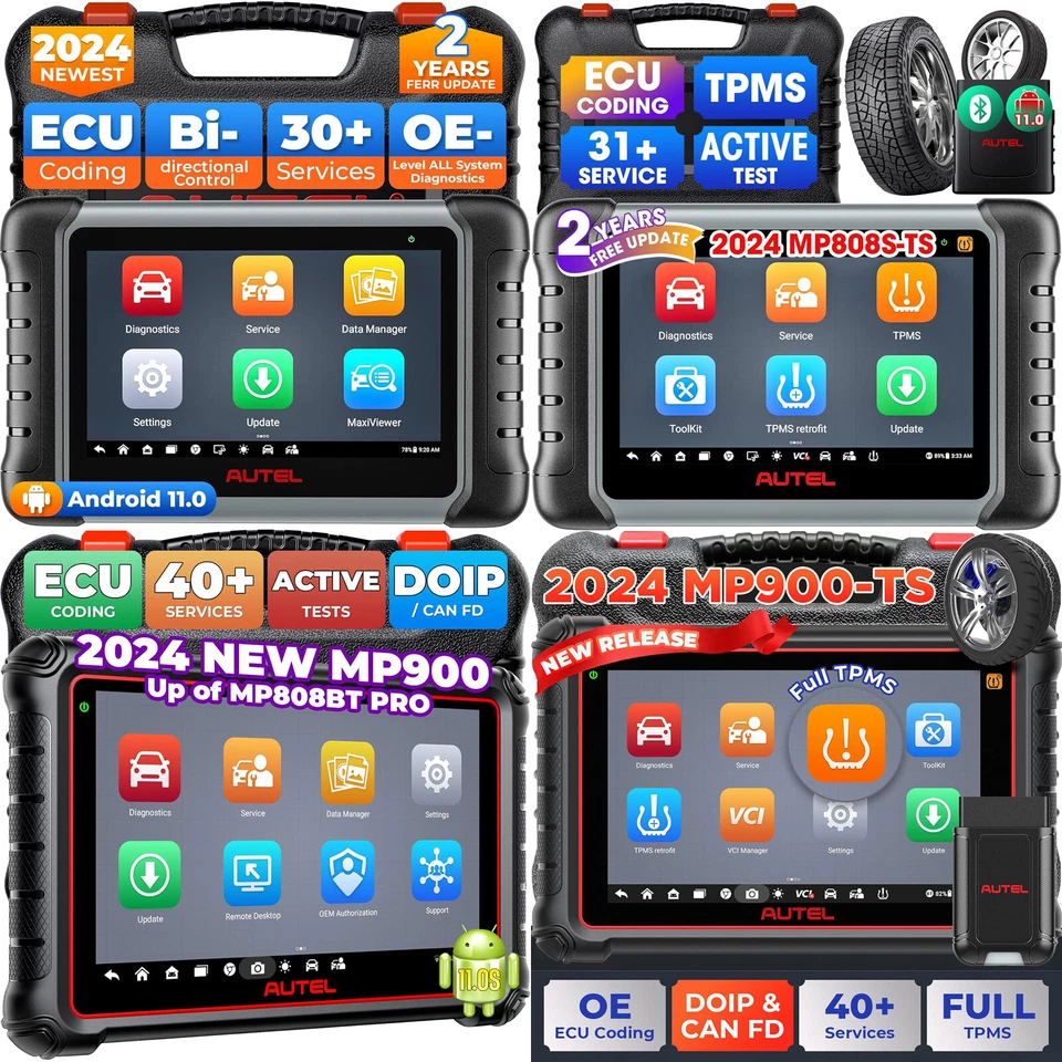 Autel MaxiPRO MP808S/ MP808S-TS/ MP900/ MP900-TS RDKS TPMS Diagnosegerät OBD2 DE - Bild 1 von 1