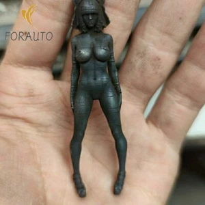 2.1" China Brass Mini Girl Statue Art Decorations Figure Collect - Picture 1 of 8