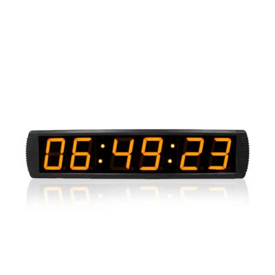 Big Electronic Countdown Wall Clock Stopwatch Led Digital Timer Workshop Factory - Image 1 of 4
