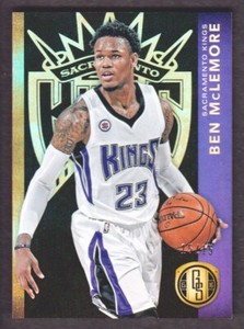 2015-16 Gold Standard Basketball Black #64 Ben McLemore 15/15