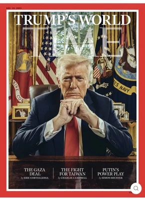 TIME Magazine - 11.10.25 Edition: Trump's World #DonaldTrump PreOrder 🇺🇸🔥 - Image 1 of 2