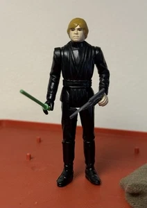 Vintage Star Wars LUKE JEDI Complete Original 1983 Kenner Green Saber GREAT!! - Picture 1 of 4
