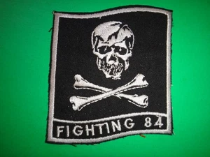 US Navy Attack Squadron VF-84 FIGHTING 84 JOLLY ROGERS Patch From Vietnam War  - Picture 1 of 3