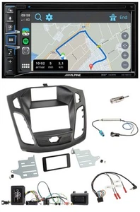 Alpine DAB TMC Bluetooth 2DIN USB Lenkrad Navigation für Ford Focus 2011-2014 - Bild 1 von 12