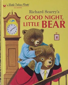 Good Night Little Bear Richard Scarry 1989 Little Golden Book Classic - Picture 1 of 11