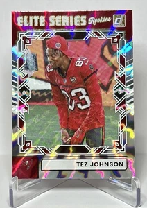 2025 Panini Donruss Elite Series Rookies Tez Johnson #ESR-TJN Tampa Bay Bucs🔥📈 - Bild 1 von 2
