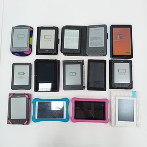 Bundle Of E-Readers & Tablets x14 Samsung Amazon Kobo Multicoloured FLT08-TR - Picture 1 of 6