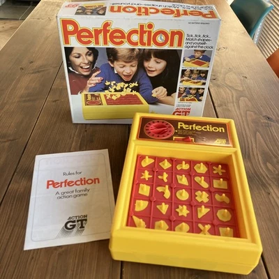 Perfection vintage Board Game By Action GT 1980 Working 100% Complete VGC - Image 1 of 4