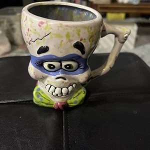 CABEZA CALAVERA HUESOS TAZA MANGO NOVEDAD DECORACIÓN HOGAR EXHIBICIÓN DÍA DE MUERTOS - Imagen 1 de 5